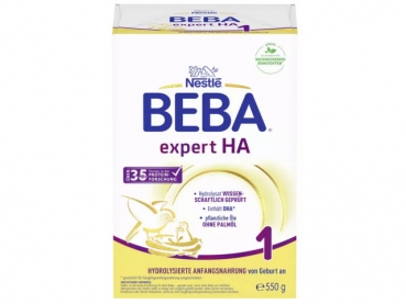 Nestle Beba expert HA 1 550g  (MHD 06/2024)