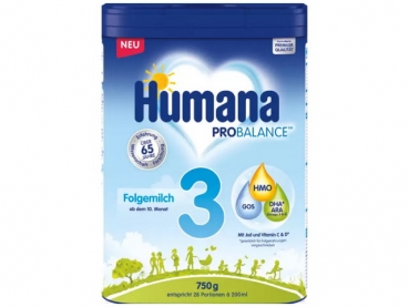 Humana PROBALANCE follow-on milk 3  750g (BBD 06/2025)