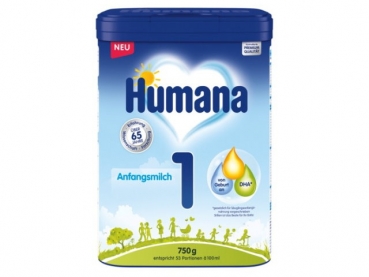 Humana Anfangsmilch 1 750g (MHD 01/2025)