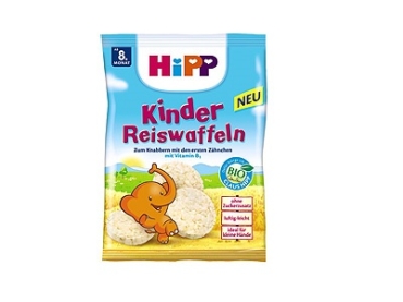 Hipp Kinder-Reiswaffeln 40g Packung