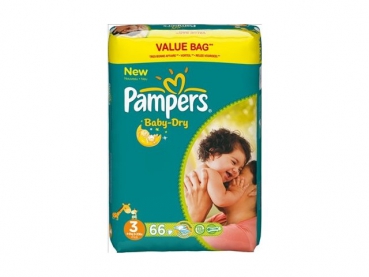 Pampers Baby Dry Midi 66 pcs 6-10kg Sz 3