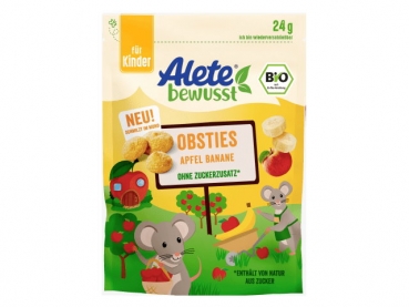 Alete Organic Obsties Apple Banana 24g