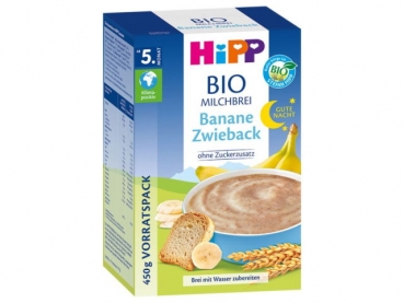 Hipp milk porridge banana rusks from the 5th month 450 g