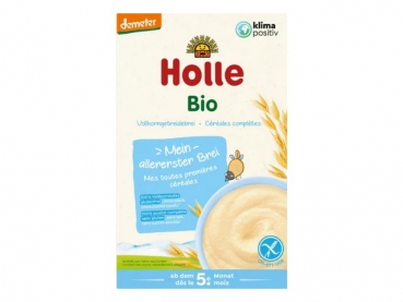 Holle baby food cereal porridge whole grain oats gluten-free from the 5th month 250g
