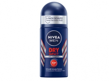 NIVEA MEN Deo Roll On Antitranspirant Dry Impact 50 ml