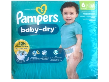 Pampers Baby Dry XL 31 Stk 13-18kg Gr 6