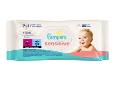 Pampers wet wipes sensitive 80 pcs