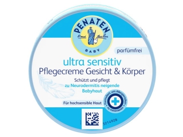 Penaten Baby Care Cream Face & Body Ultra Sensitive 100ml