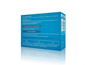 HYGISUN/Anbio Biotech Covid 19 Antigen-Schnelltest / Spucktest (Kolloidales Gold) (Laientest) MHD / BBD 14.04.2023