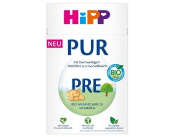 Hipp PURE Pre BIO Milchpulvernahrung 500g (MHD 04/2027)