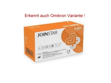 JOINSTAR COVID-19 Antigen-Schnelltest Laientest 5er Box