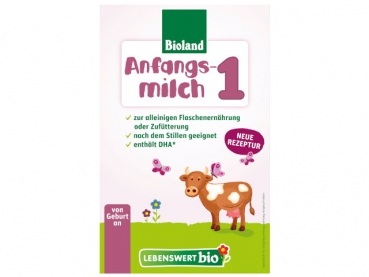 Lebenswert Bio 1 infant formula 500g BIOLAND (BBD 09/2023)