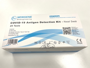 NEWGENE SARS-CoV-2 Antigen Schnelltest 25er Box