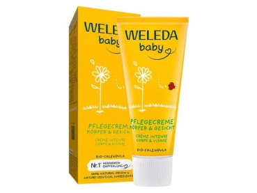 Weleda Calendula Pflege Creme Körper und Gesicht 75ml