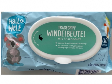 Hallo Windelbeutel (100 Stück)