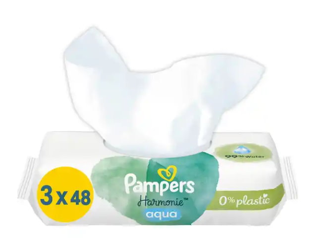 Pampers® Harmonie Aqua 0% Plastique