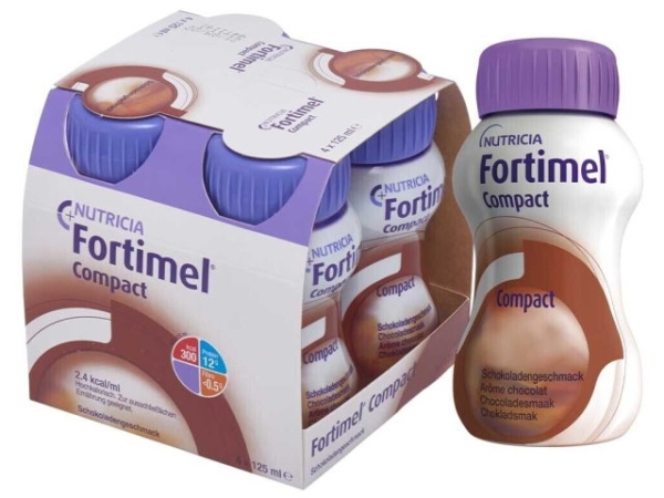 Fortimel Compact 2.4 Trinknahrung Schokolade 4x125ml