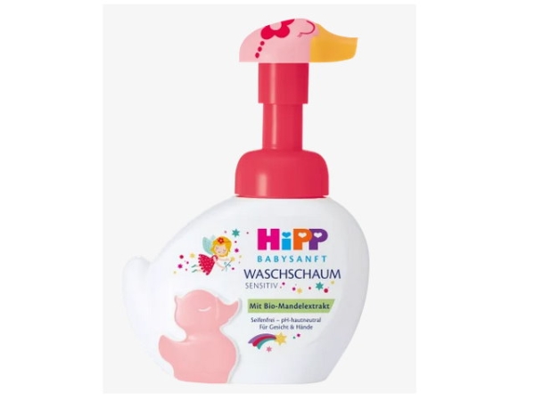 Hipp Babysanft  Baby Waschschaum sensitiv 250 ml Ente rot