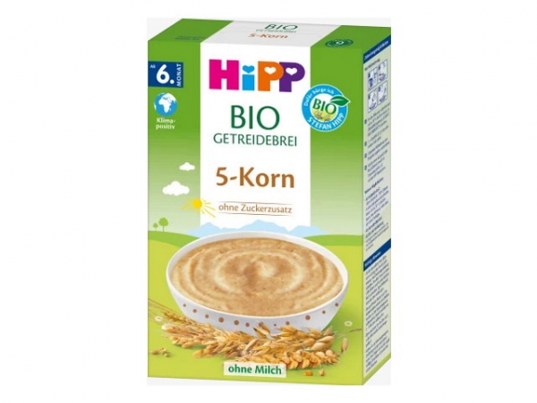 Hipp cereali biologici a 5 cereali dal 6 mese 200g