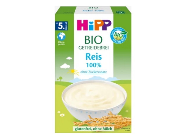 Hipp Getreidebrei Bio Reis ab dem 5.Monat  200g - Kopie