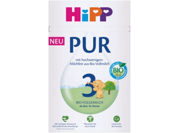 Hipp PURE 3 BIO Milchpulvernahrung 500g (MHD 04/2027)