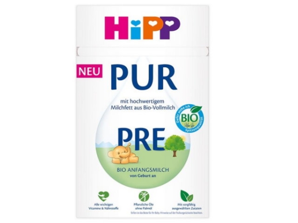 Hipp PURE Pre BIO Milchpulvernahrung 500g (MHD 04/2027)