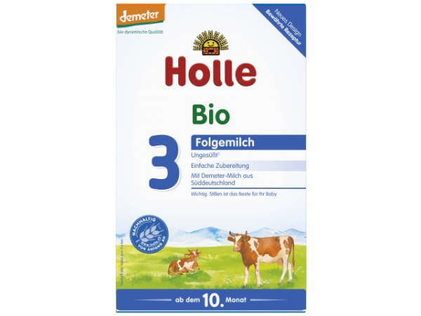 Holle Bio 3 infant formula 600g box