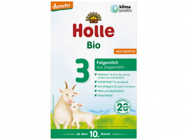 Holle Bio infant formula goat milk 400g box