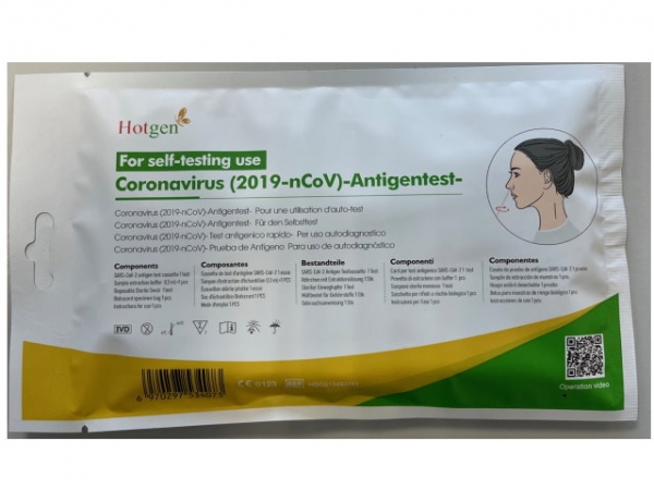 Hotgen Novel Coronavirus (2019-nCoV) Antigentest  (MHD 07/2023)