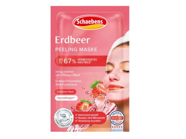 Schaebens Erdbeer Peeling Maske (2x6ml)